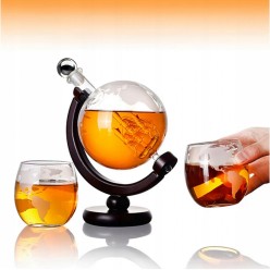 Zestaw Karafka do Whisky i Dwie Szklanki  850ml