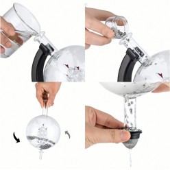 Zestaw Karafka do Whisky i Dwie Szklanki  850ml