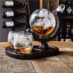 Zestaw Karafka do Whisky i Dwie Szklanki  850ml