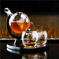 Zestaw Karafka do Whisky i Dwie Szklanki  850ml