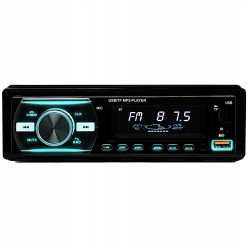 Radio Samochodowe 1 DIN Bluetooth USB Pilot Bezprzewodowy 4x50W