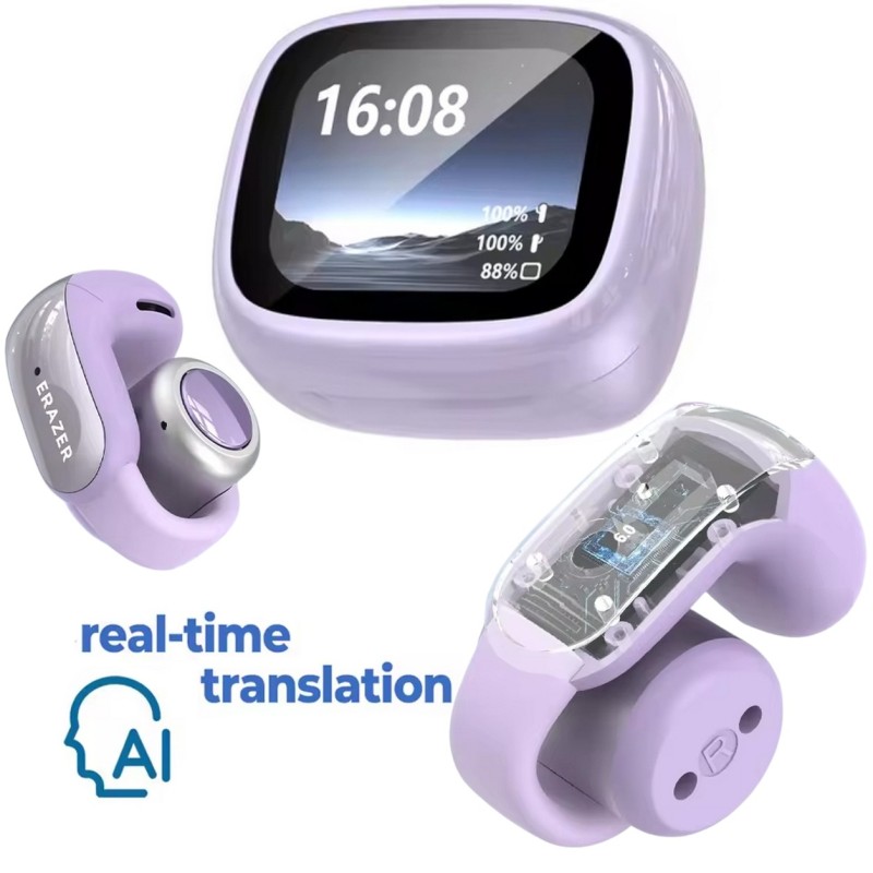 Słuchawki Bluetooth Erazer XF28 Pro z Tłumaczeniem AI w Czasie Rzeczywistym 135 Języków