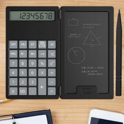 2w1 Biurowy Kalkulator z Elektronicznym Notatnikiem  Zestaw z Rysikiem