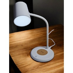 3w1 Lampka Biurkowa z Ładowarką Bezprzewodową i Głośnikiem Bluetooth