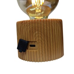 Nocna Lampka w Stylu Retro z Regulacją Wbudowany Akumulator