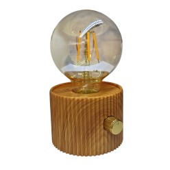 Nocna Lampka w Stylu Retro z Regulacją Wbudowany Akumulator