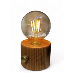 Nocna Lampka w Stylu Retro z Regulacją Wbudowany Akumulator