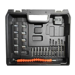 Wiertarko-Wkrętarka z Udarem Boxer 3310 Silnik Bez Szczotkowy 24 Elementy