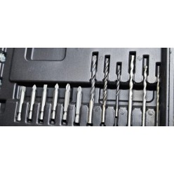 Wiertarko-Wkrętarka z Udarem Boxer 3310 Silnik Bez Szczotkowy 24 Elementy