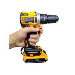 Wiertarko-Wkrętarka z Udarem Boxer 3310 Silnik Bez Szczotkowy 24 Elementy