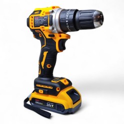 Wiertarko-Wkrętarka z Udarem Boxer 3310 Silnik Bez Szczotkowy 24 Elementy