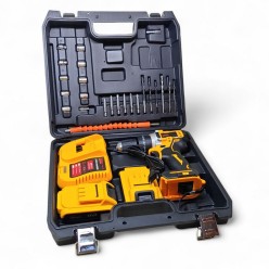 Wiertarko-Wkrętarka z Udarem Boxer 3310 Silnik Bez Szczotkowy 24 Elementy