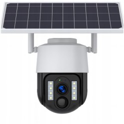 Zewnętrzna Kamera 360 na Kartę Sim GSM LTE 4G z Panelem Solarnym