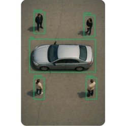 Zewnętrzna Kamera 360 na Kartę Sim GSM LTE 4G z Panelem Solarnym