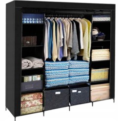 Szafa Tekstylna Składana Wolnostojąca Na Ubrania Duża Garderoba