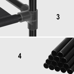 Szafa Tekstylna Składana Wolnostojąca Na Ubrania Duża Garderoba