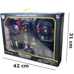 Samochód Zdalnie Sterowany Na Pedały Kierownicę Bezprzewodową z Sygnalizacją