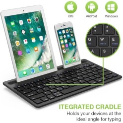 Bezprzewodowa Klawiatura Bluetooth Na Telefon Tablet Android IOS Windows