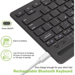 Bezprzewodowa Klawiatura Bluetooth Na Telefon Tablet Android IOS Windows