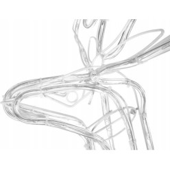 Świecący Duży Renifer z Ruchomą Głową na Boże Narodzenie 110x93cm