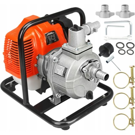 Pompa Spalinowa Do Wody Czystej i Brudnej Motopompa Ogrodowa 1450W