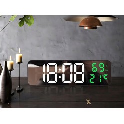 Zegar Budzik Cyfrowy LED Duże Cyfry z Termometrem