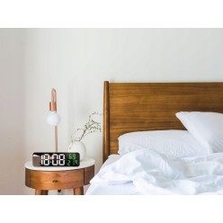 Zegar Budzik Cyfrowy LED Duże Cyfry z Termometrem