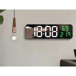Zegar Budzik Cyfrowy LED Duże Cyfry z Termometrem