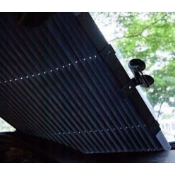 Roleta Przeciwsłoneczna Do Auta Harmonijka 65 cm x 150 cm z Przyssawkami