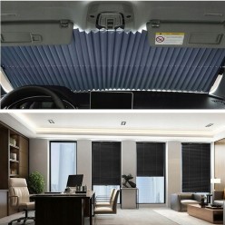 Roleta Przeciwsłoneczna Do Auta Harmonijka 65 cm x 150 cm z Przyssawkami