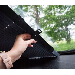 Roleta Przeciwsłoneczna Do Auta Harmonijka 65 cm x 150 cm z Przyssawkami