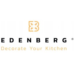 Zestaw Garnków Edenberg Stalowe z Pokrywkami 12 Elementów Jakość Premium