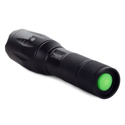 Taktyczna Latarka z ZOOM oraz Lampą Ostrzegawczą Sygnalizacyjną LED CREE