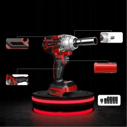 Klucz Udarowy Akumulatorowy 2x21V 4AH 750Nm Silnik Bezszczotkowy