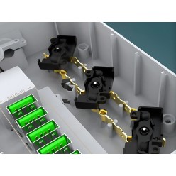 Przedłużacz Listwa Zasilająca 3x230V 6xUSB z Przyciskiem Zasilającym