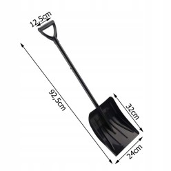 Łopata Do Śniegu Składana Szufla Do Auta 93x24cm