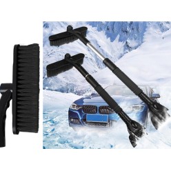 2w1 Skrobaczka i Zmiotka Samochodowa Do Śniegu Teleskopowa Składana
