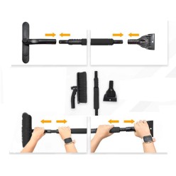 2w1 Skrobaczka i Zmiotka Samochodowa Do Śniegu Teleskopowa Składana