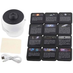 Projektor Rzutnik Nocna Lampka Planet Gwiazd Galaktyk 12 Slajdów