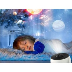 Projektor Rzutnik Nocna Lampka Planet Gwiazd Galaktyk 12 Slajdów