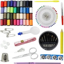 Przybornik Krawiecki Nici Zestaw Do Szycia Zestaw Igły Nici Szpilki Nożyczki Szydełko