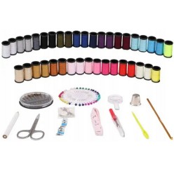 Przybornik Krawiecki Nici Zestaw Do Szycia Zestaw Igły Nici Szpilki Nożyczki Szydełko