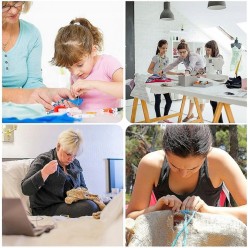 Przybornik Krawiecki Nici Zestaw Do Szycia Zestaw Igły Nici Szpilki Nożyczki Szydełko