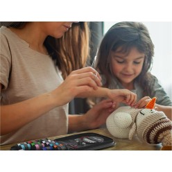 Przybornik Krawiecki Nici Zestaw Do Szycia Zestaw Igły Nici Szpilki Nożyczki Szydełko