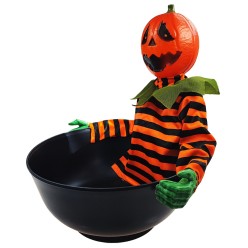 Ruszająca Się Misa Dynia Na Halloween Czujnik Ruchu Miska