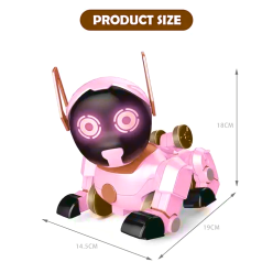 Kopio tuotteesta Interaktywny Robot Tańczący Pies Śpiewa Świeci Sterowany Zdalnie