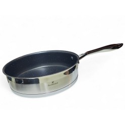 Zestaw Garnków Szlachetnych Stal Nierdzewna 16 Elementów Premium