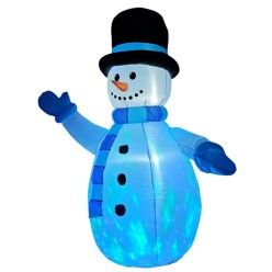 Dmuchany Bałwan LED Podświetlany Dekoracja Świąteczna 180 cm