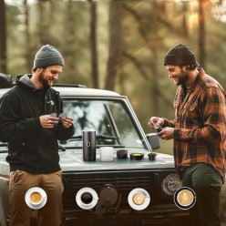 Przenośny Automatyczny Ekspres Do Kawy 3w1 Na kapsułki i Kawę Mieloną