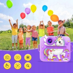 Aparat Natychmiastowy Dla Dzieci Zestaw z Rolkami i Mazakami